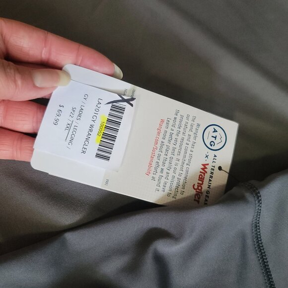 Wrangler x All Terrain Gear Cargo Pants Womens XXL Grey Athletic Hiking Leggings - Picture 6 of 16
